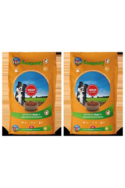 Mikan SET 2 BUCĂȚI - Hrană uscată Smart Premium pentru câini cu pui - 10 kg