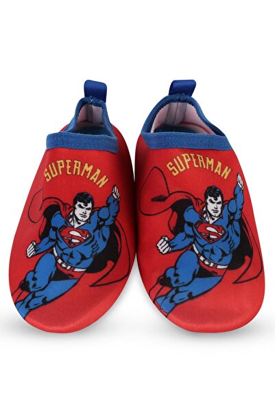 Superman Pantofi de mare cu talpă imprimată, mărimea 26-30 - Roșu
