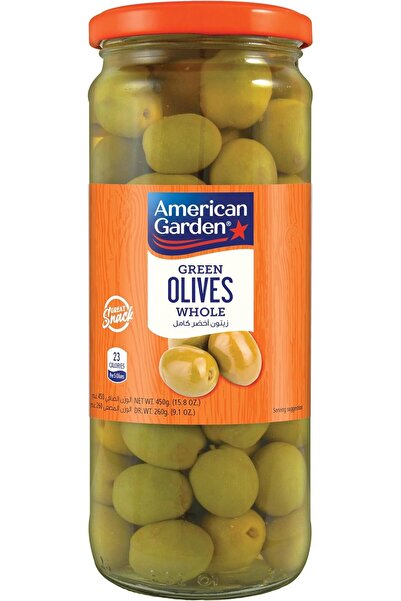 american garden Whole Green Olives 450g