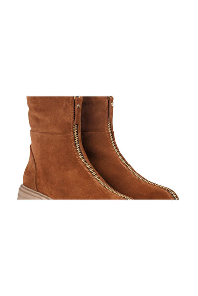 ANNASIA SHOES LORA Boots - Brown Leather
