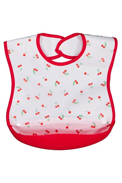 Civil Baby Cherry Printed Baby Bib - Orange Standard
