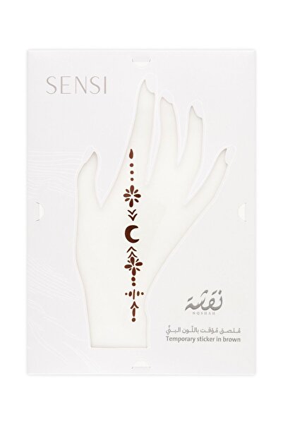 SENSİ Nqshah Henna Temporary Tattoo #2 Brown