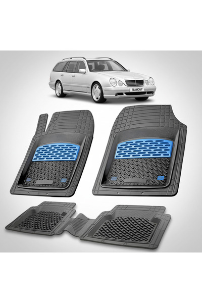 TEAMCAR Συμβατά πατάκια δαπέδου Mercedes-Benz E-Class S210 1995-2002 | Μπλε