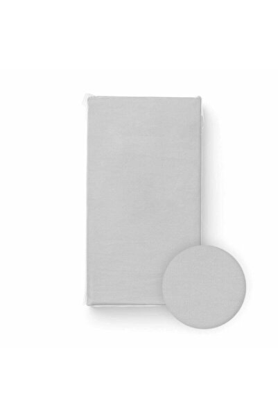 Bocioland 100% Cotton jersey Stretchy sheet for cot 120x60 cm 0 months+ grey