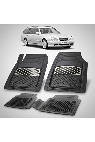 TEAMCAR Covorașe compatibile cu Mercedes-Benz Clasa E S210 1995-2002 | Argintii