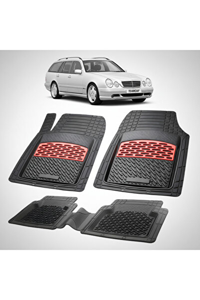 TEAMCAR Πατάκια δαπέδου συμβατά με Mercedes-Benz E-Class S210 1995-2002 | Κόκ...