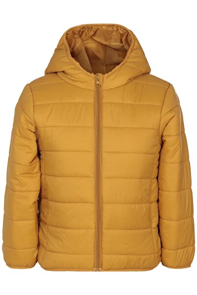 Civil Boys Μπουφάν με σχέδιο ράγες γυαλιστερό για 6-9 ετών - Μουσταρδί για 9-...