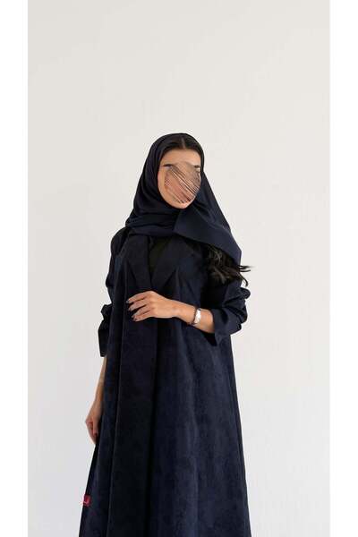 AYA MW2087 - عباية جاكار أنيقة بقصّة بليزر عصرية