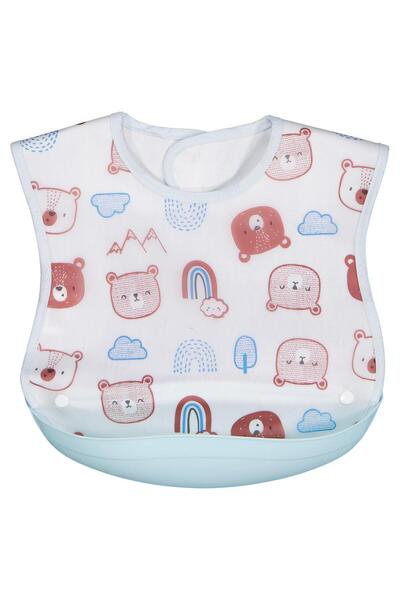 Civil Baby مريلة أطفال مطبوعة على شكل دب - خضراء قياسية