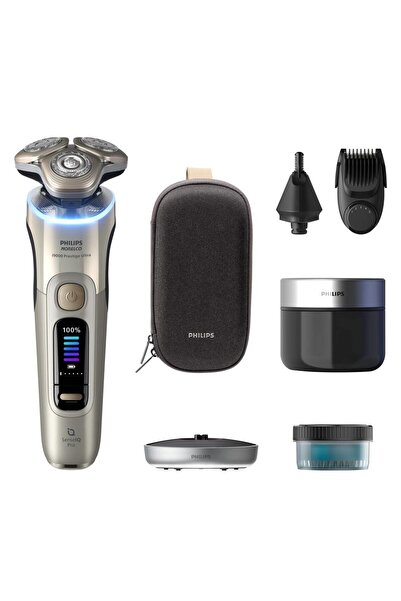 Philips Electric Shaver Wet&Dry 360° Head Triple Action Lift&Cut Blades i9000...