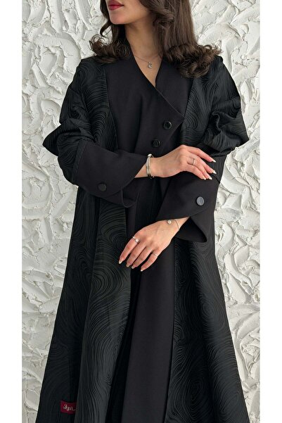 AYA MW2062 - عباية جاكارهندي نص كلوش