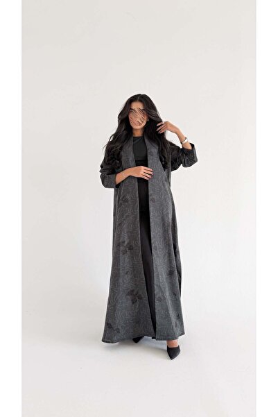 AYA MWT1001 - Embroidered Linen Abaya
