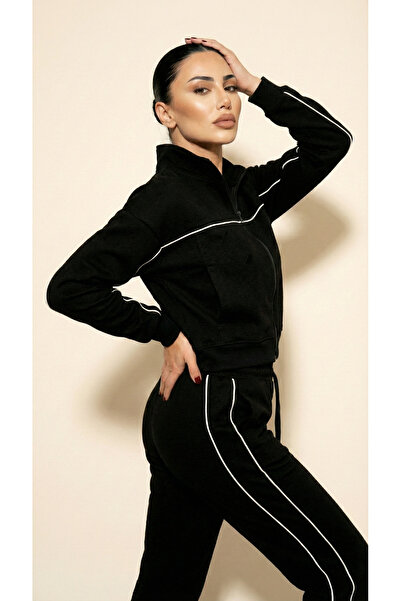 Miyalon Sevgi̇/Women's Zippered Tracksuit Set