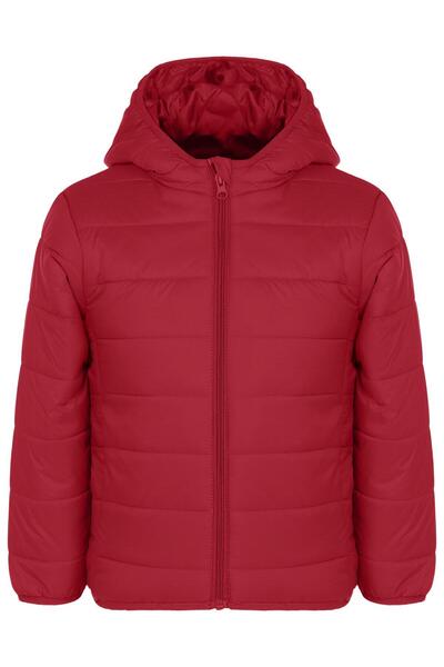 Civil Boys Μπουφάν με σχέδιο ράγες για 6-9 ετών - Κόκκινο 9-10 ετών