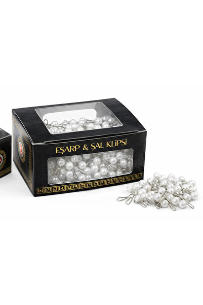 TRMODA 100’lü Eşarp & Şal Klipsi – Delmeden Sabitleme