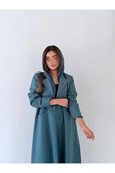 AYA MWT5010 - قماش تركواز مخرم نص كلوش