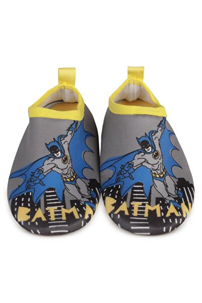 Batman Baskılı Tabanlı 26- Deniz Ayakkabısı - Gri 30 Numara