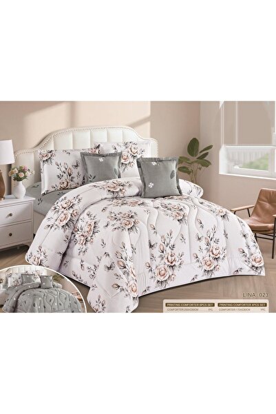 alzawia Double-sided tablecloth, wooded side, plain side, 4 pieces