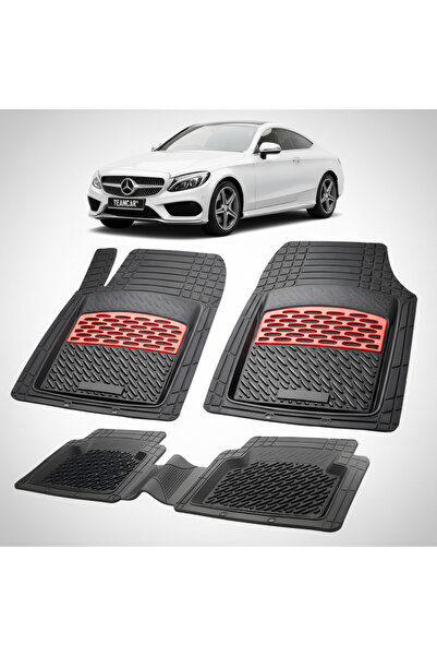 TEAMCAR Πατάκια δαπέδου συμβατά με Mercedes-Benz C-Class Coupe C205 2015-2023...