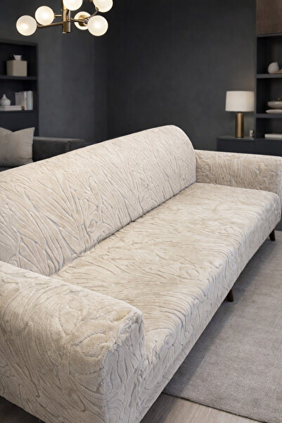 uzhanem Lycra Elastic Slip-On Welsoft Sofa Cover Sofa Cover Zigzag Pattern (t...