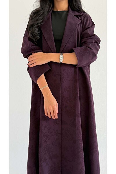 AYA MW2086 - عباية جاكار أنيقة بقصّة بليزر عصرية