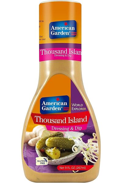 american garden Thousand Island Dressing & Dip, Gluten-Free, Dairy-Free, 267ml