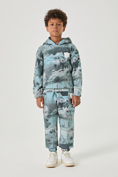 Nebbati Boy Patterned Sweatshirt