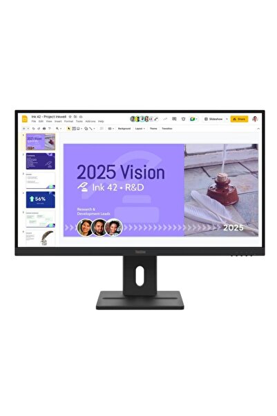 LENOVO ThinkVision E27Q-40 27" QHD IPS LED Monitor, HDMI, DP, 100Hz, Pivot, B...