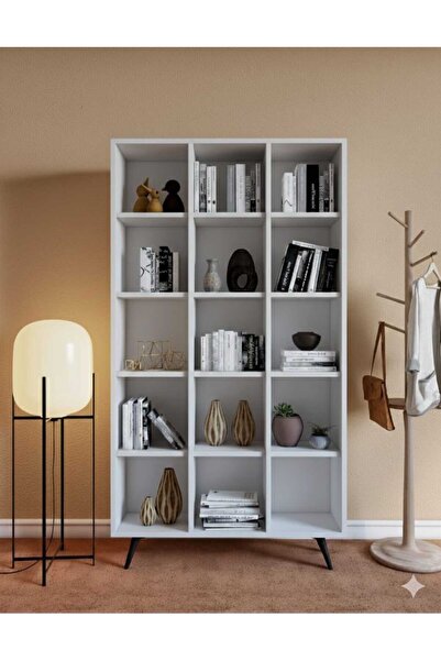 FUHO Zipa Kitaplık Beyaz