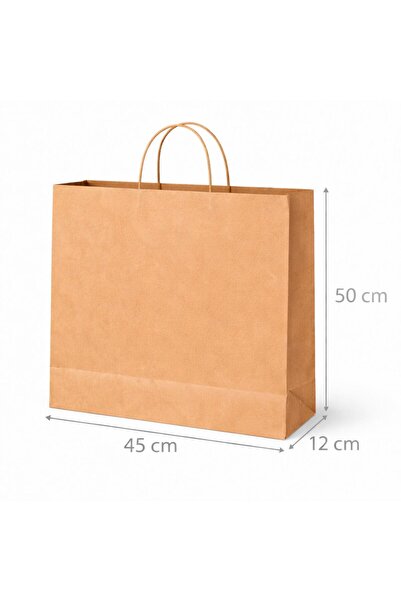 KAFEM Kraft Çanta Kahverengi 45x50cm 25li