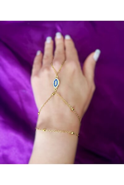 Soulistic Collection Gold Color Shuttle Eye Stainless Steel Şahmeran