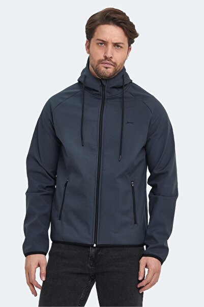Slazenger Winter Waterproof Comfortable Men's Coat Anthracite Casual Coat