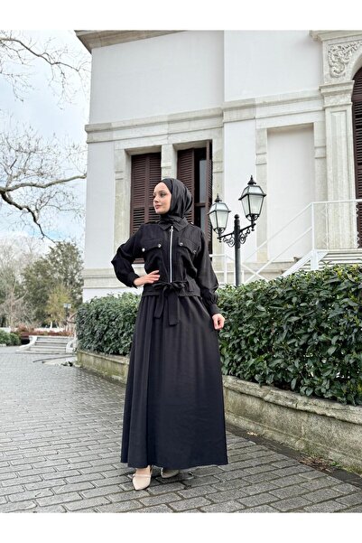 vikitekno Women's Belted Cupra Suit