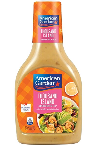american garden صلصة ثاوزند آيلاند، خالية من الغلوتين ومنتجات الألبان، 473 مل