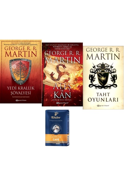 Epsilon Yayınevi Yedi Krallık Şövalyesi + Ateş ve Kan + Taht Oyunları / 3 Kit...