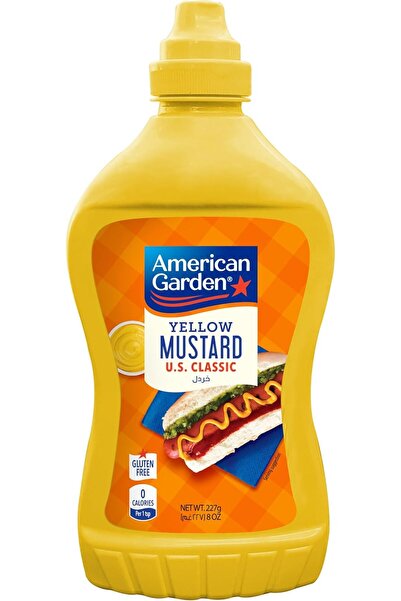 american garden U.S. Mustard Original, Gluten-Free, Vegan, 227g
