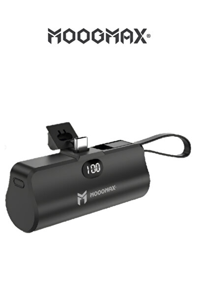 MOOGMAX 2-in-1 Super Tiny Size Mini Power Bank with a 5000mAh capacity and th...