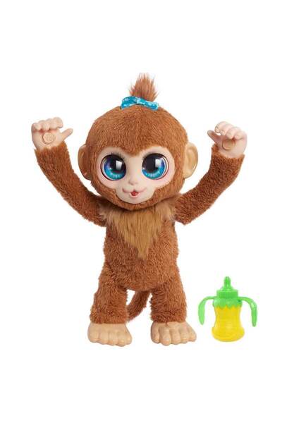 FurReal Sesli ve İnteraktif Yavru Maymun Fıstık 40 cm FUR06000