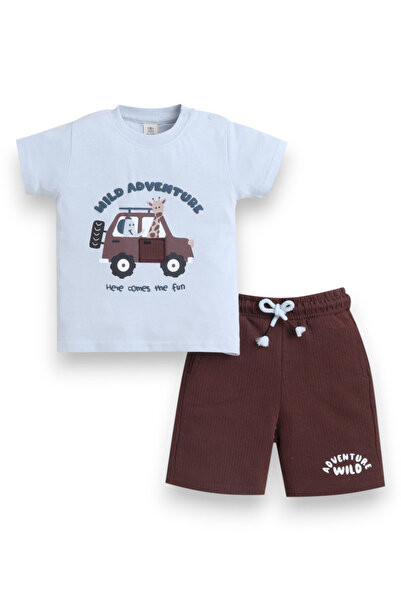 Victor and Jane Infant Boys’ 2-Piece Set – “Wild Adventure” Interactive Car D...