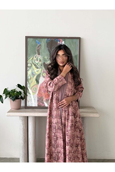 AYA MWT773 - Floral Wavy Abaya