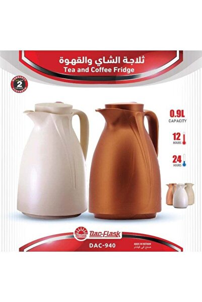 DAC Tea and Coffee Pot Flask 0.9L - Long Heat and Cold Retention - Model DAC-940