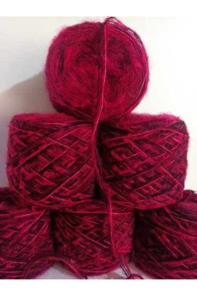 İPEK YÜN İPLİK DÜNYASI Fir de tricotat Angora 4 straturi (Fuchsia, Roșu Clare...