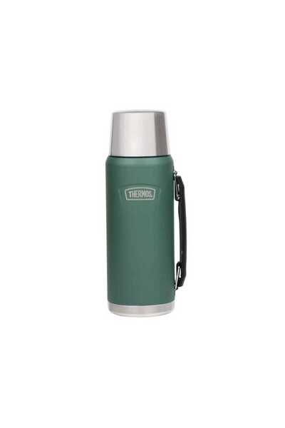 Thermos Icon Steel Thermos with Handle 1.2Lt Green 24 Hours