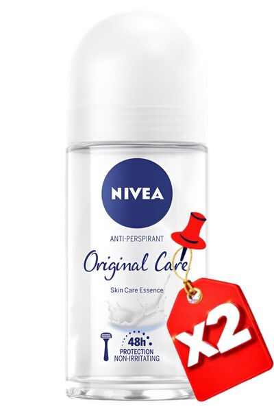 NIVEA WOMEN ORIGINAL CARE 50ml x2 PCS