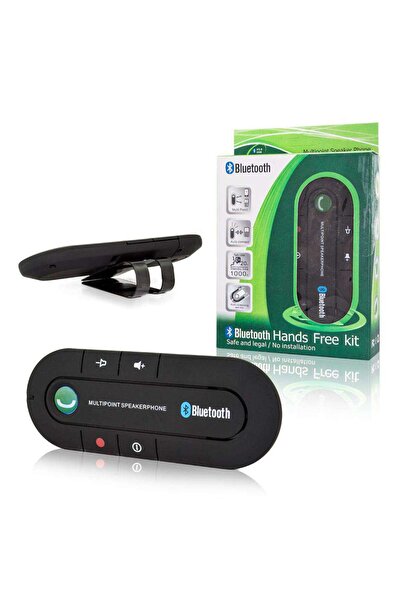 Generic Bluetooth Handsfree Car Kit 3.0 MULTIPOINT+ EDR - Black