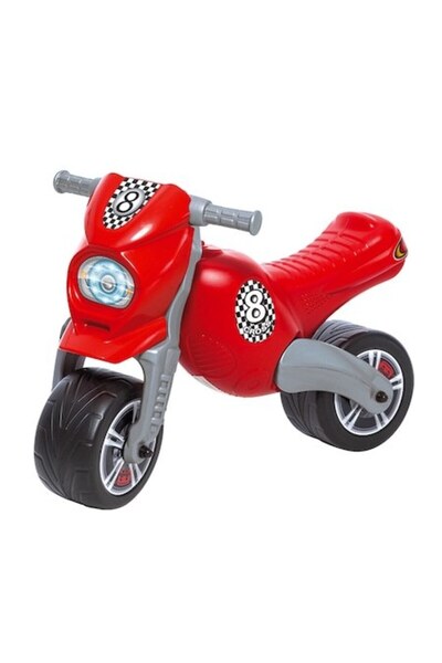 NN Детски мотоциклет без педали 108-RO, червен
