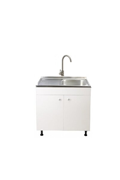 Daemi White Sink Cover Set 80X50X80cm, stainless steel sink, stainless steel ...