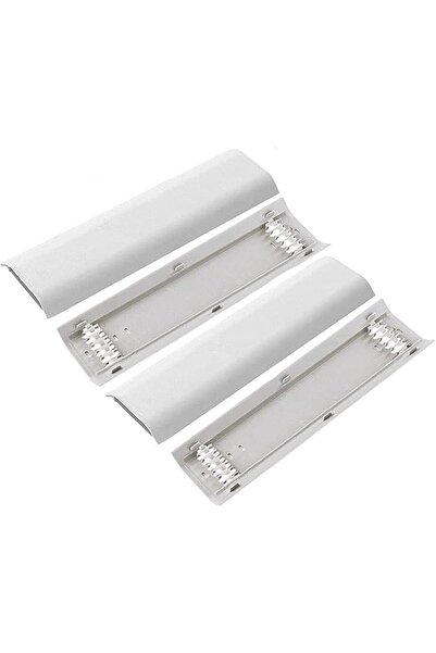 The Bros Wall Mount Cable Concealer Kit, White Plastic TV Cord Cover Raceway,...