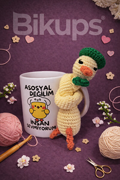 bikups AMIGURUMI ORNAMENT ZA ČAŠU, CA Torba ORNAMENT, CA Torba HARMONIJA, ORN...