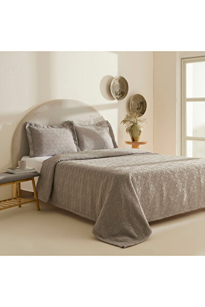 Karaca Home Hempton Çift Kişilik Yatak Örtüsü Gri